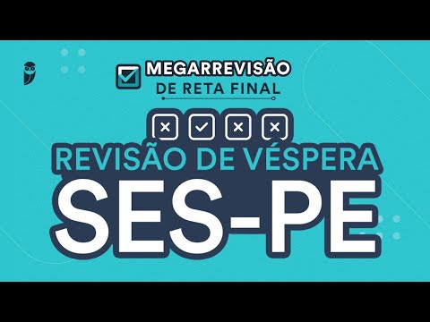 Revisão de Véspera SES-PE - Aula para Residência Médica