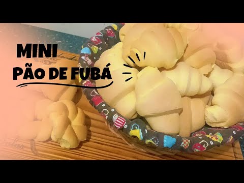 COMO FAZER MINI PÃES DE FUBA /IBIPORÃ PR 