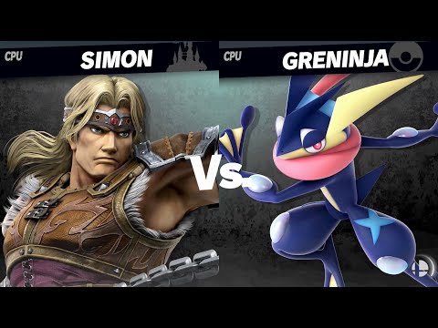 Super Smash Bros. Ultimate - Simon vs Greninja