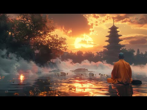 Natychmiast wyeliminuj stres i niepokój | Detoksykuj negatywne emocje, Spokojna Muzyka Fletowa