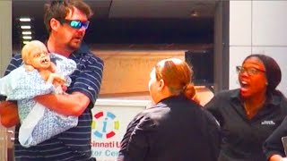 Abandoned Devil Baby Prank- Featuring Tom Mabe