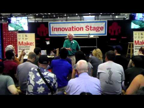 Cliff Stoll on Moebius Loops and Klein Bottles - Maker Faire 2012