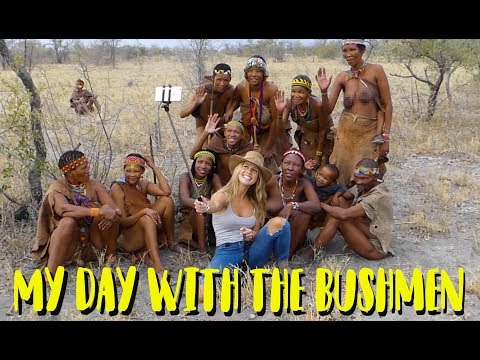 My Day With The Bushmen of the Kalahari.  The San Tribe.