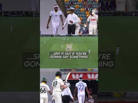 Jake Weatherald vs. Ben Stokes 🍿 #ashes #cricket