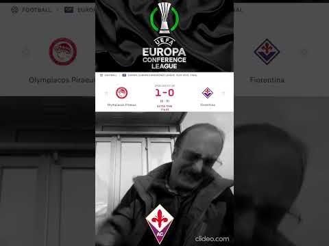 Olympiacos Beat Fiorentina,Are Conference League Champions.Football Memes.#shorts