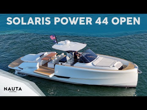 Solaris Power - 44 Open - yacht tour esterni e cabine