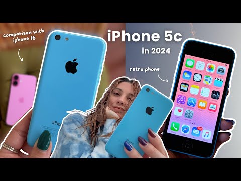 iPhone 5c in 2024 💙 11 years later, best digicam retro look, comparison with iPhone 16