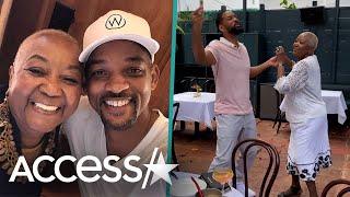 Will Smith Dances To Whitney Houston w/ Mom For Her 85th Birthday video