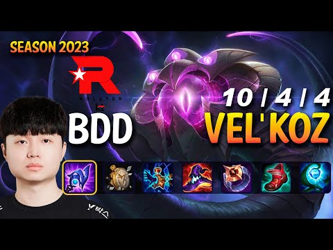 KT BDD VEL'KOZ vs AZIR Mid - Patch 13.15 KR Ranked