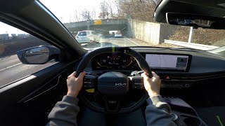 기아 더 뉴 EV6 GT 4WD 1인칭 주행 & 기능 둘러보기 (2025 Kia EV6 GT POV Test Drive) 유튜브 썸네일