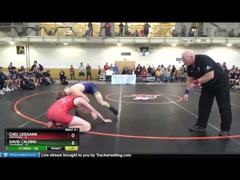 187 Lbs Round 3 (8 Team) - Cael Leisgang, Wisconsin Vs David Calkins, California 907b