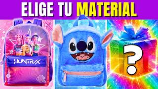 ¿Qué PREFIERES? 🎒 Arma tu MATERIAL ESCOLAR (CHICAS) 🎁 Edición REGALO MISTERIOSO Juego de elecciones