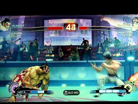 SSF4: osemaman (Honda) vs Mago (Fei Long) - Japanese XBL ranked