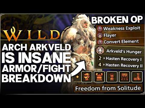 Monster Hunter Wilds - ARCH TEMPERED ARKVELD IS A FULL NEW MONSTER - New Armor Review & Fight Guide!
