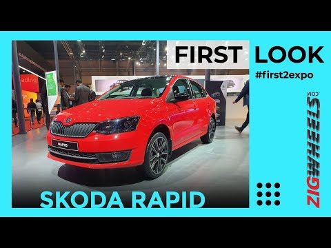 Skoda Rapid 1.0TSI India First Look Review Auto Expo 2020