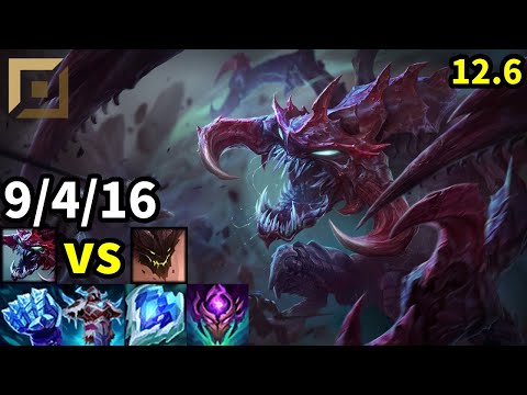 Cho'Gath Top vs Malphite - KR Master | Patch 12.6
