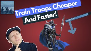 Train Troops faster and Cheaper 🥳 Solar - King 