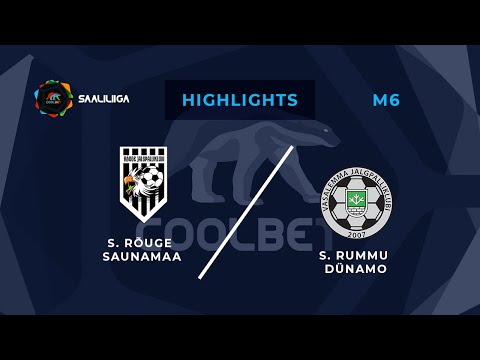 Rõuge Saunamaa - Rummu Dünamo. Coolbet Saaliliiga. MD 6. Highlights