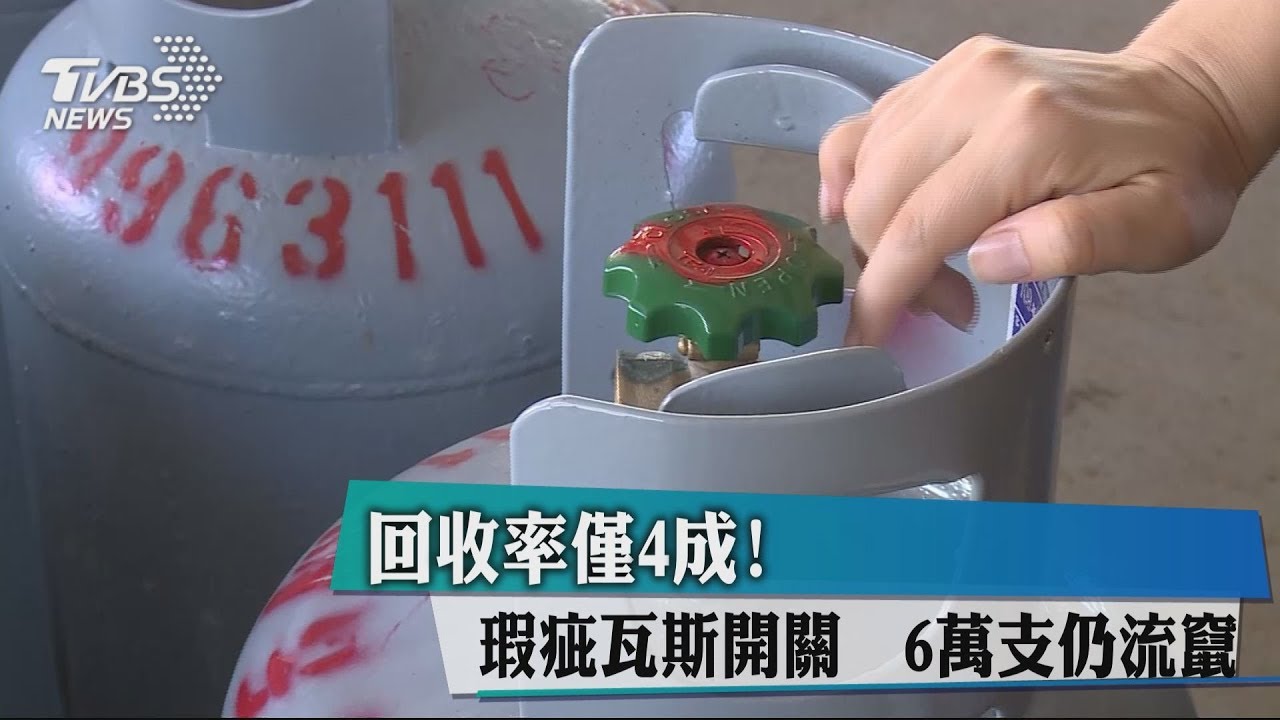 回收率僅4成!瑕疵瓦斯開關 6萬支仍流竄