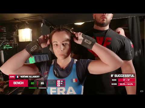 Noemie Allabert • 12th place Sheffield 2024 Powerlifting