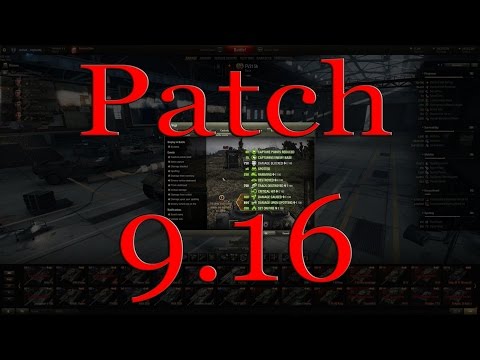 World of Tanks - Patch 9.16 Overview