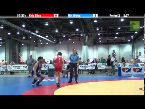 Men 63 KG / 138.75 lbs - Kyle Gliva vs. Nik Weiser