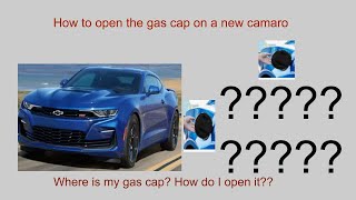 How to open the gas cap on a new Camaro