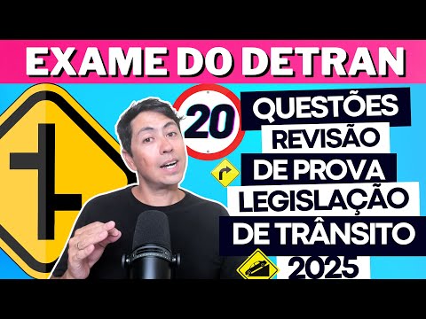 DETRAN 2025 Mock Exam – 20 Questions with Comments and Tips and Explanations (Updated) CTB 2025