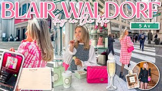 Living As Blair Waldorf For A Day | Dinner at Butter, Macarons, Central Park, & More! | LN x NYC