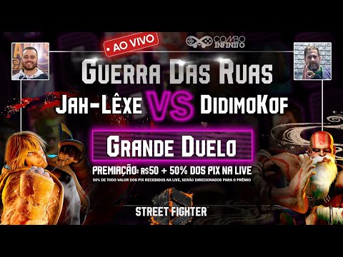 GUERRA DAS RUAS Street Fighter 6 - LÊXE vs DIDIMOKOF! Batalha de GIGANTES!