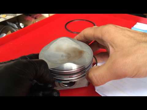 Audi B7 2.0 piston rings install