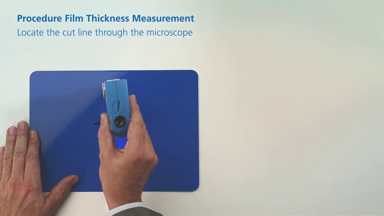 bykocut thickness, Metric Destructive Film Thickness Gauge Dry