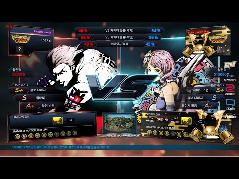 harabote muscle (steve) VS eyemusician (alisa) - Tekken 7 Season 4