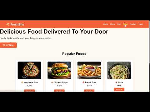 Task Demo - DAS001763 - FreshBite - Online Food Ordering