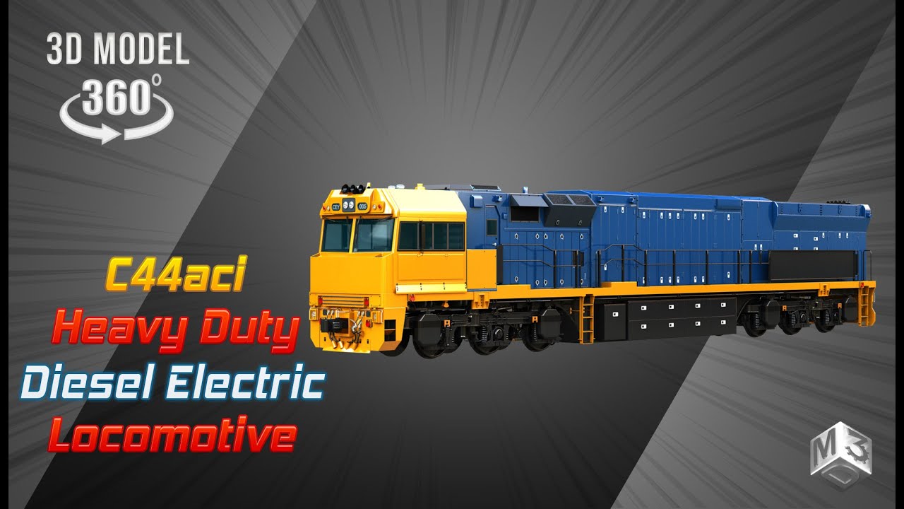 C44aci Locomotive 3D Model