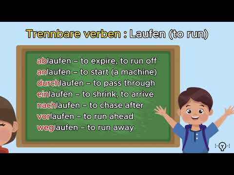 trennbare verben mit Laufen