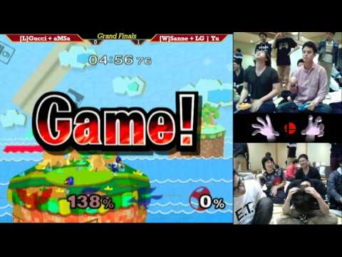 CrazyHand 2017 Doubles GF - Gucci + VGBC|aMSa(Red) vs. Sanne + LG|Yu(Blue)