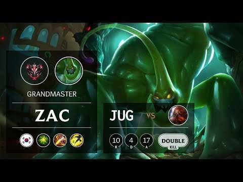 Zac Jungle vs Gragas - KR Grandmaster Patch 10.1