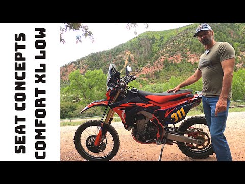 Seat Concepts Comfort XL Low vs Regular XL On The Honda CRF450L