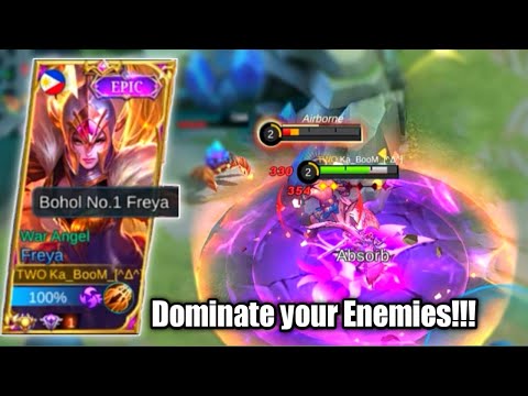 INSTANT DELETE BUILD!!| ATTACK SPEED WITH HACK DAMAGE=???|TOP GLOBAL FREYA