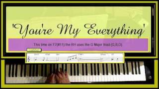 'You're My Everything' - Jazz piano tutorial