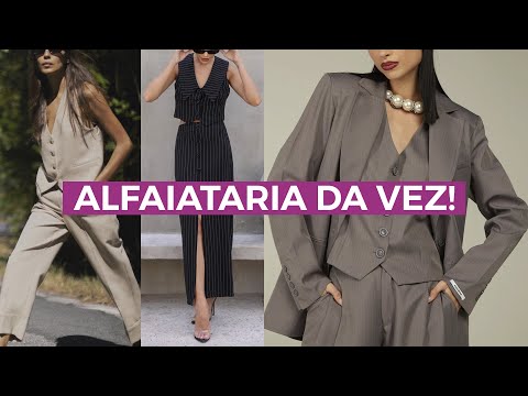 Como usar ALFAIATARIA de uma forma MODERNA | Camila Gaio