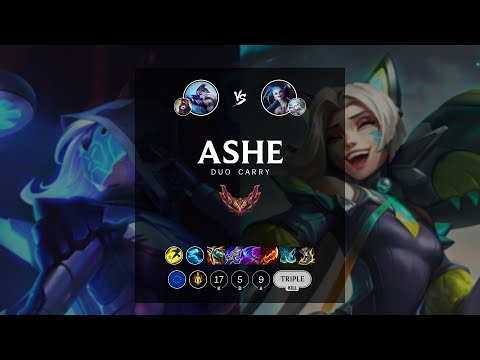 Ashe ADC vs Jinx - EUW Grandmaster Patch 12.11
