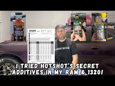 I try out Hotshot's Secret Stiction Eliminator, FR3, and Gasoline Extreme Additives in my Ram & 1320