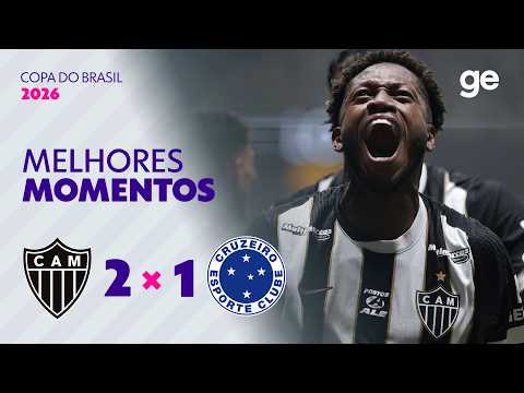 Gols e melhores lances de Atlético Mineiro x Cruzeiro