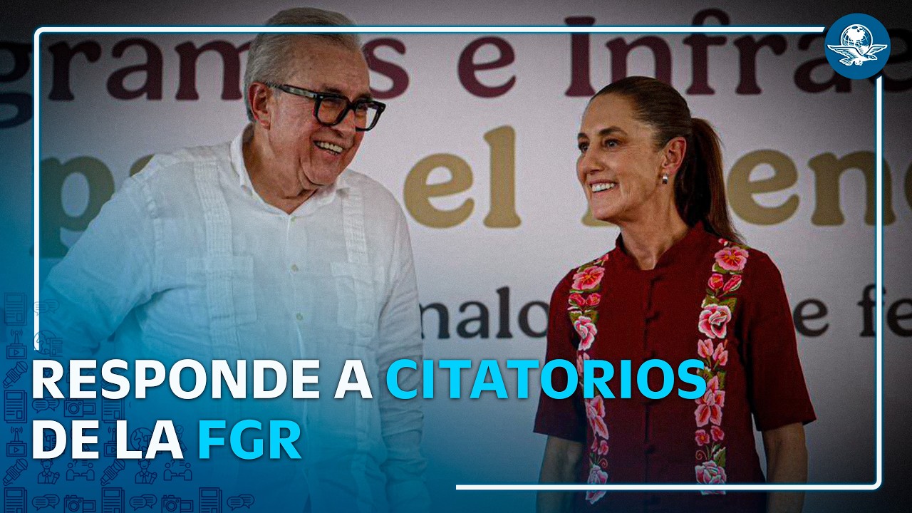 Sheinbaum se pronuncia sobre citatorios de la FGR a Rocha Moya y Maru Campos
