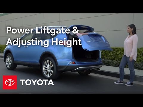 Toyota How-To: RAV4 and Highlander Power Liftgate Opening & Height Adjustability | Toyota