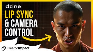 NEW! Dzine AI Video UPGRADE: Lip Sync & Camera Control in Dzine AI!