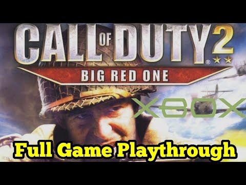 Xbox Original Call of Duty 2 Big Red One Gameplay Playthrough