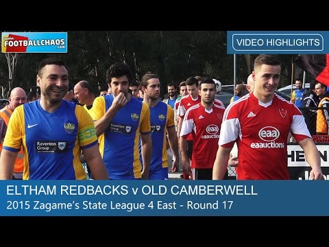 2015 FFV Rd 17 - Eltham Redbacks v Old Camberwell Grammarians
